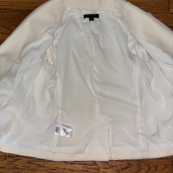 Ann Taylor 6 petite cream off white jacket blazer - Picture 10 of 13
